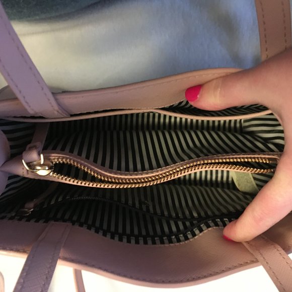 kate spade pink swamped magnolia sam satchel purse crossbody bag nwot - Picture 16 of 16